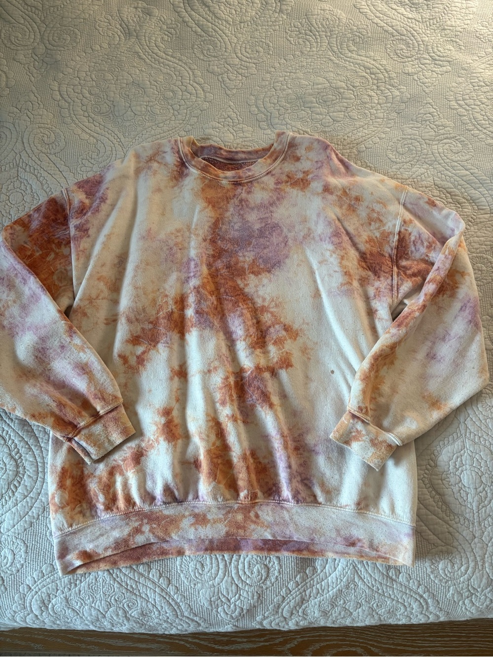 Urban Outfitters Urban Renewal Tie-Dye Crewneck Sweatshirt